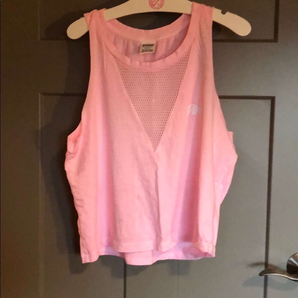 PINK cropped tank